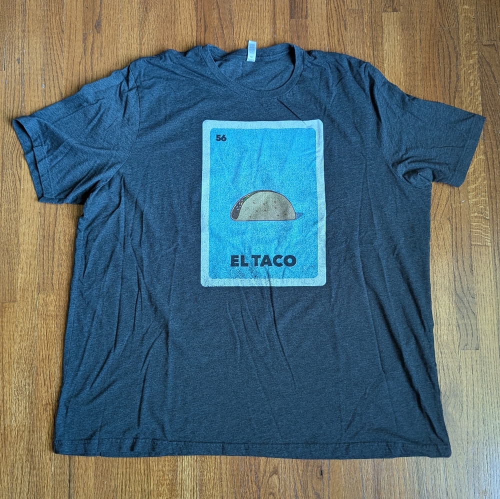 Taco Gear | El Taco 56 Loteria Card Tee | 4XL